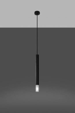Lampa wisząca WEZYR 1 czarna - Sollux Lighting