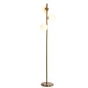 Lampa podłogowa DORADO złota szklane kuliste klosze - Light Prestige