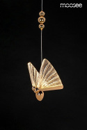 Lampa wisząca BUTTERFLY M złoty motyl designerski zwis - Moosee