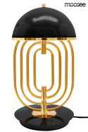 Lampka stołowa / nocna BOTTEGA czarna / złota elegancka glamour - Moosee