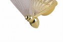 Kinkiet MARIPOSA złoty lampa ścienna w kształcie motyla szklany klosz - Light Prestige - detale