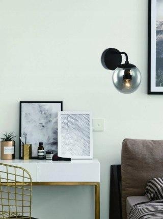 Kinkiet BAO PARETTE NERO FUME - Orlicki Design