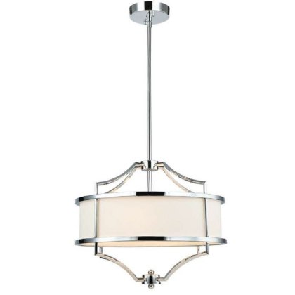 Lampa wisząca STESSO CROMO S elegancka w stylu hampton - Orlicki Design