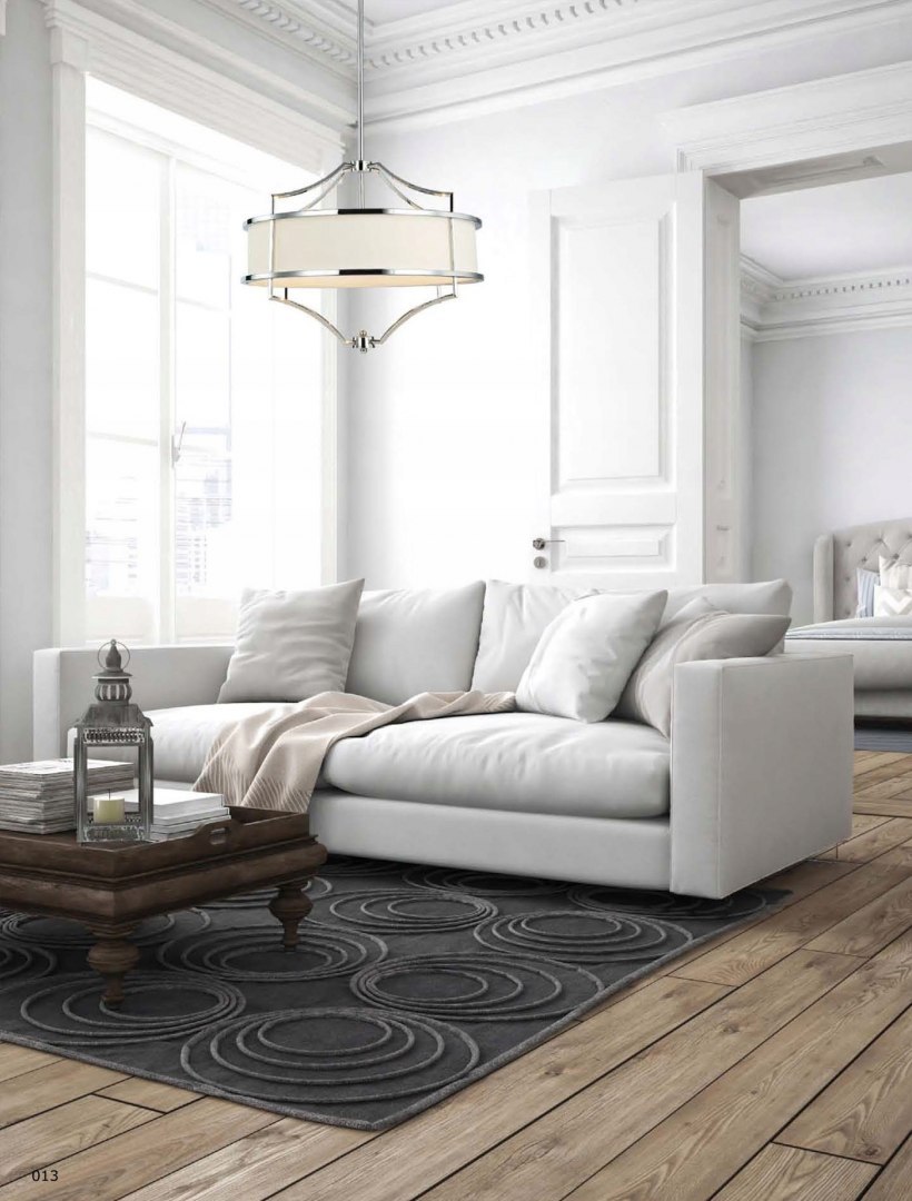 Lampa wisząca Stesso Cromo S w stylu nowojorskim hampton Orlicki Design