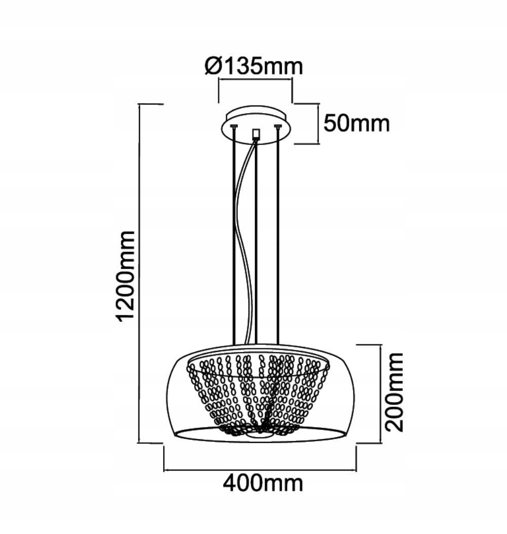Lampa wisząca kryształowa LEXUS 400 S CLARO - Orlicki Design Lampa wisząca kryształowa LEXUS 400 S CLARO - Orlicki Design