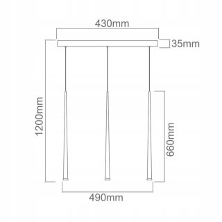 Lampa wisząca ASTA III - Orlicki Design