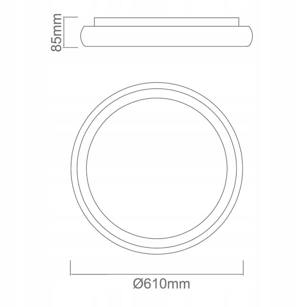 Plafon ROTTO BIANCO PL 4000K - Orlicki Design Plafon ROTTO BIANCO PL 4000K - Orlicki Design