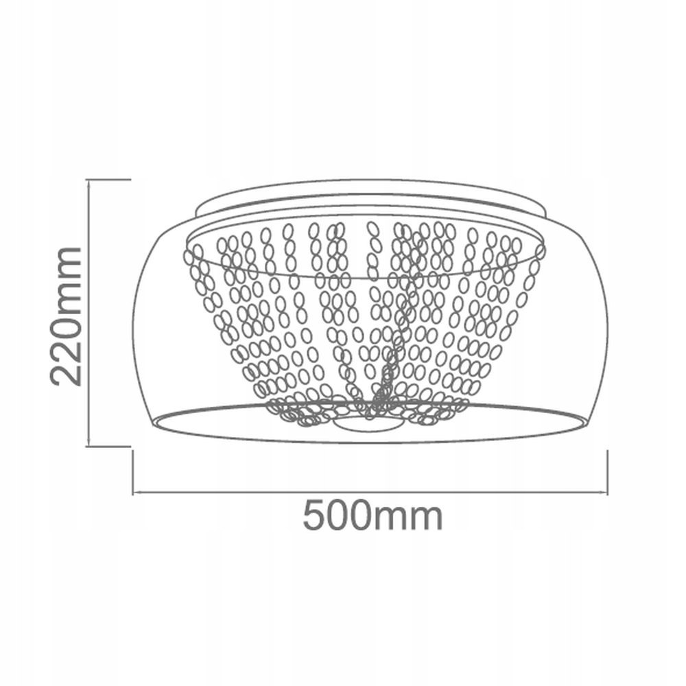 Plafon kryształowy LEXUS 500 PL CLARO - Orlicki Design Plafon kryształowy LEXUS 500 PL CLARO - Orlicki Design