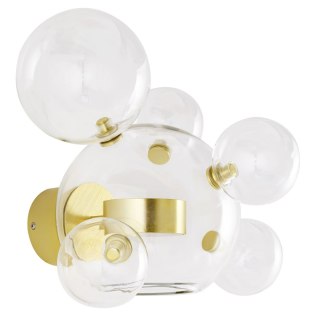 Kinkiet CAPRI WALL 6 złoty LED - King Home