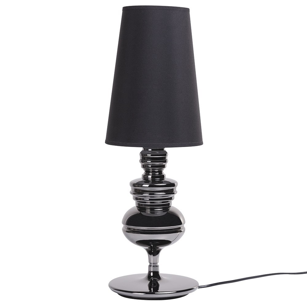 Lampa stołowa QUEEN 18 czarna - King Home Lampa stołowa QUEEN 18 czarna - King Home