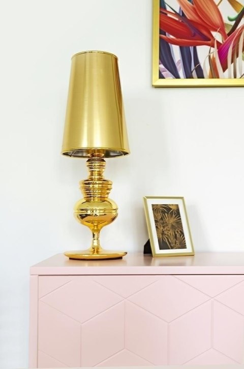 Lampa stołowa QUEEN 18 złota - King Home Lampa stołowa QUEEN 18 złota - King Home