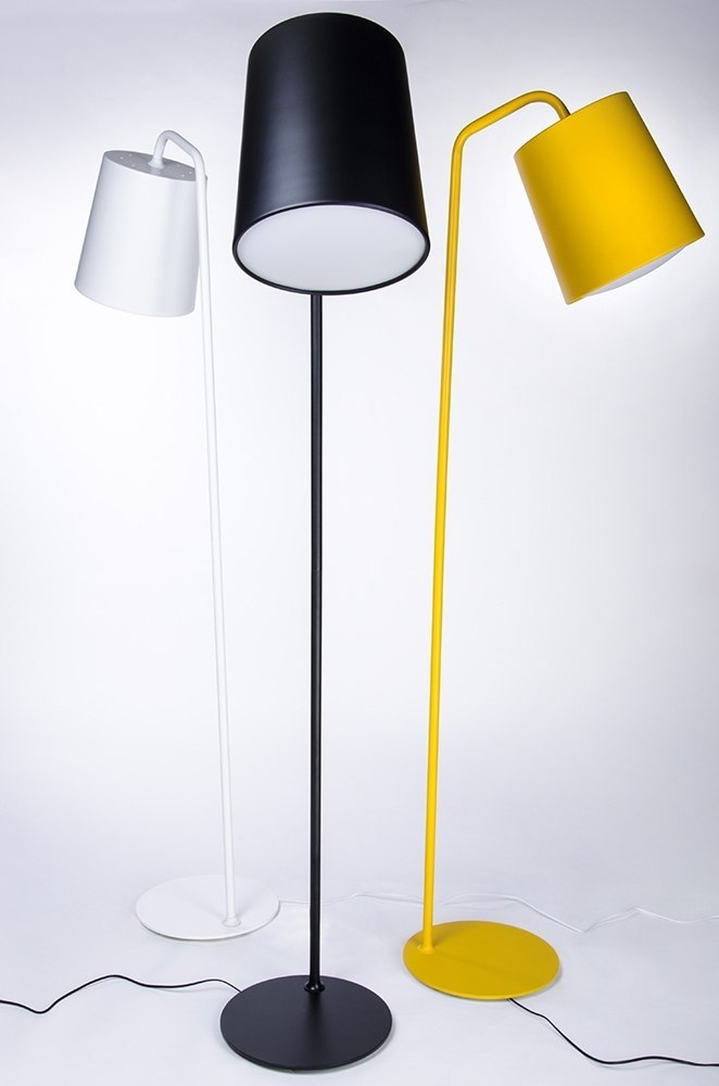 Lampa podłogowa FLAMING biała - King Home Lampa podłogowa FLAMING biała - King Home
