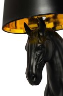 Lampa podłogowa KOŃ HORSE STAND S czarna designerska dla miłośników koni - King Home