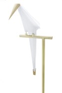 Lampa podłogowa LORO FLOOR złota LED papuga motyw zwierzęcy - King Home