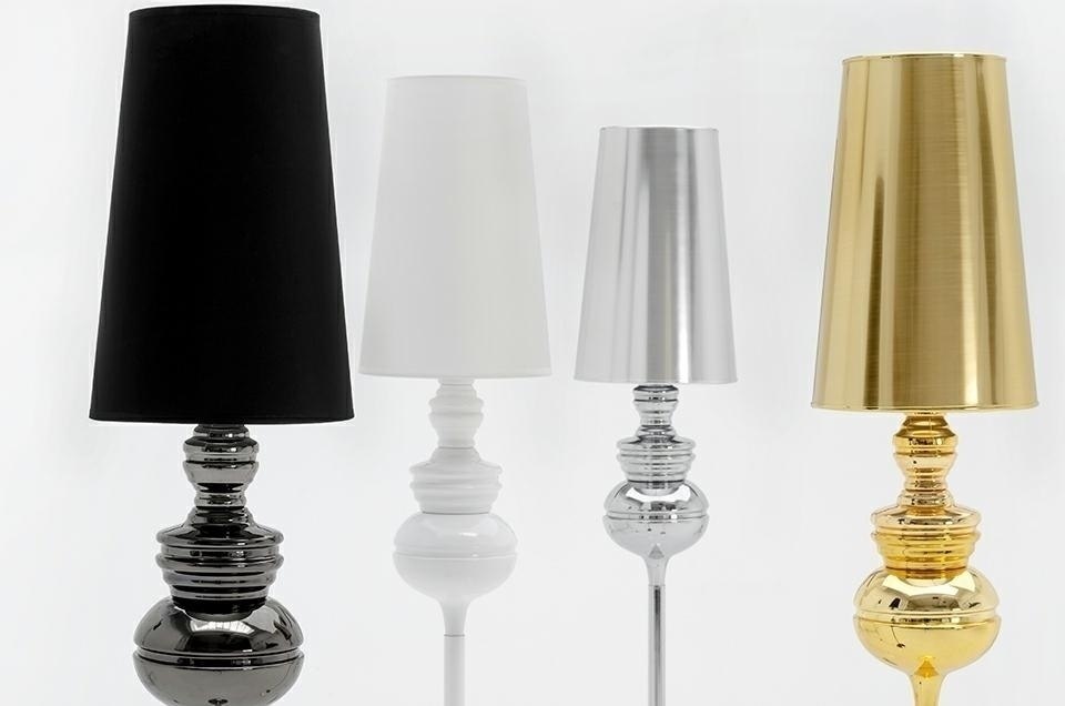 Lampa podłogowa QUEEN FLOOR 26 biała - King Home Lampa podłogowa QUEEN FLOOR 26 biała - King Home