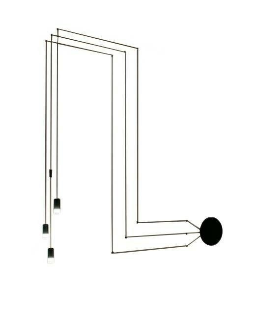 Lampa ścienna FLUSSO WALL 3 czarny - King Home Lampa ścienna FLUSSO WALL 3 czarny - King Home