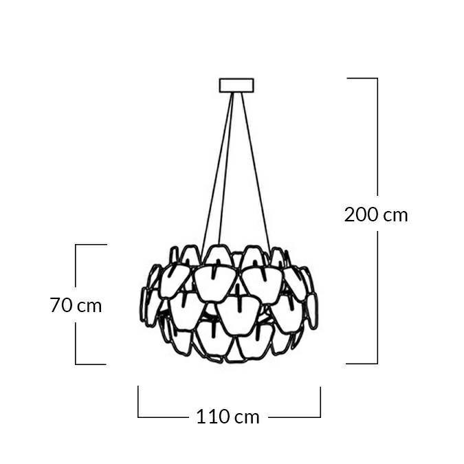 Lampa wisząca 3D BIG - King Home Lampa wisząca 3D BIG - King Home