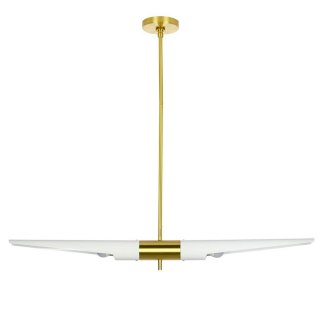 Lampa wisząca APOLLO 1 biała złota - King Home