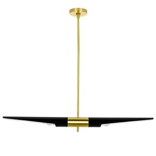 Lampa wisząca APOLLO 1 czarno złota - King Home