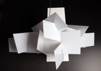 Lampa wisząca BANG BANG 91 biała akrylowa designerska - King Home Lampa wisząca BANG BANG 91 biała akrylowa designerska - King Home