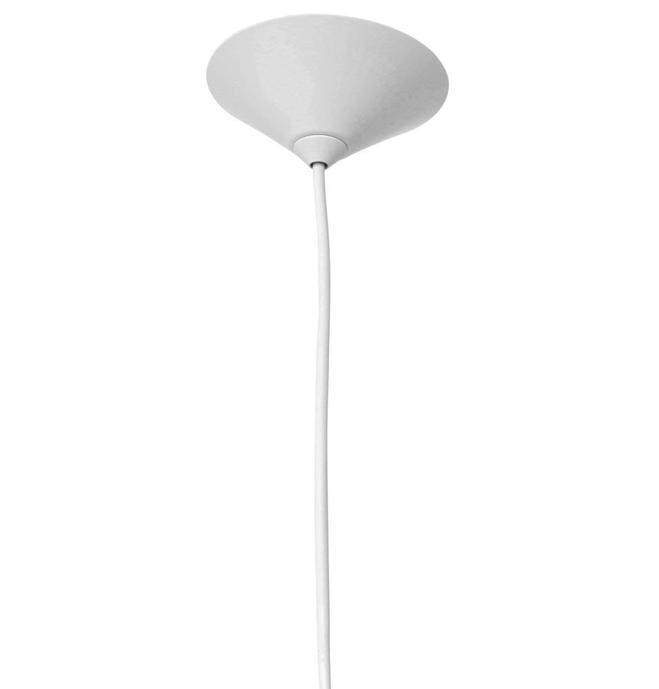 Lampa wisząca BET SHADE WIDE biała - środek srebrny - King Home Lampa wisząca BET SHADE WIDE biała - środek srebrny - King Home