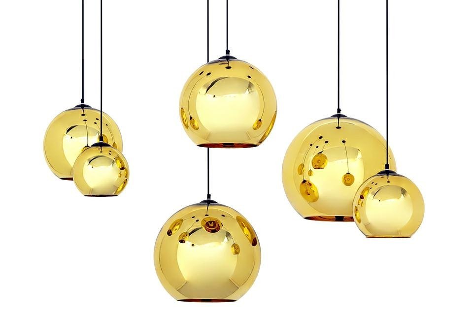 Lampa wisząca BOLLA UP GOLD 35 złota - King Home Lampa wisząca BOLLA UP GOLD 35 złota - King Home