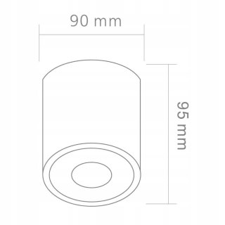 Oprawa łazienkowa RULLO BIANCO IP44 - Orlicki Design