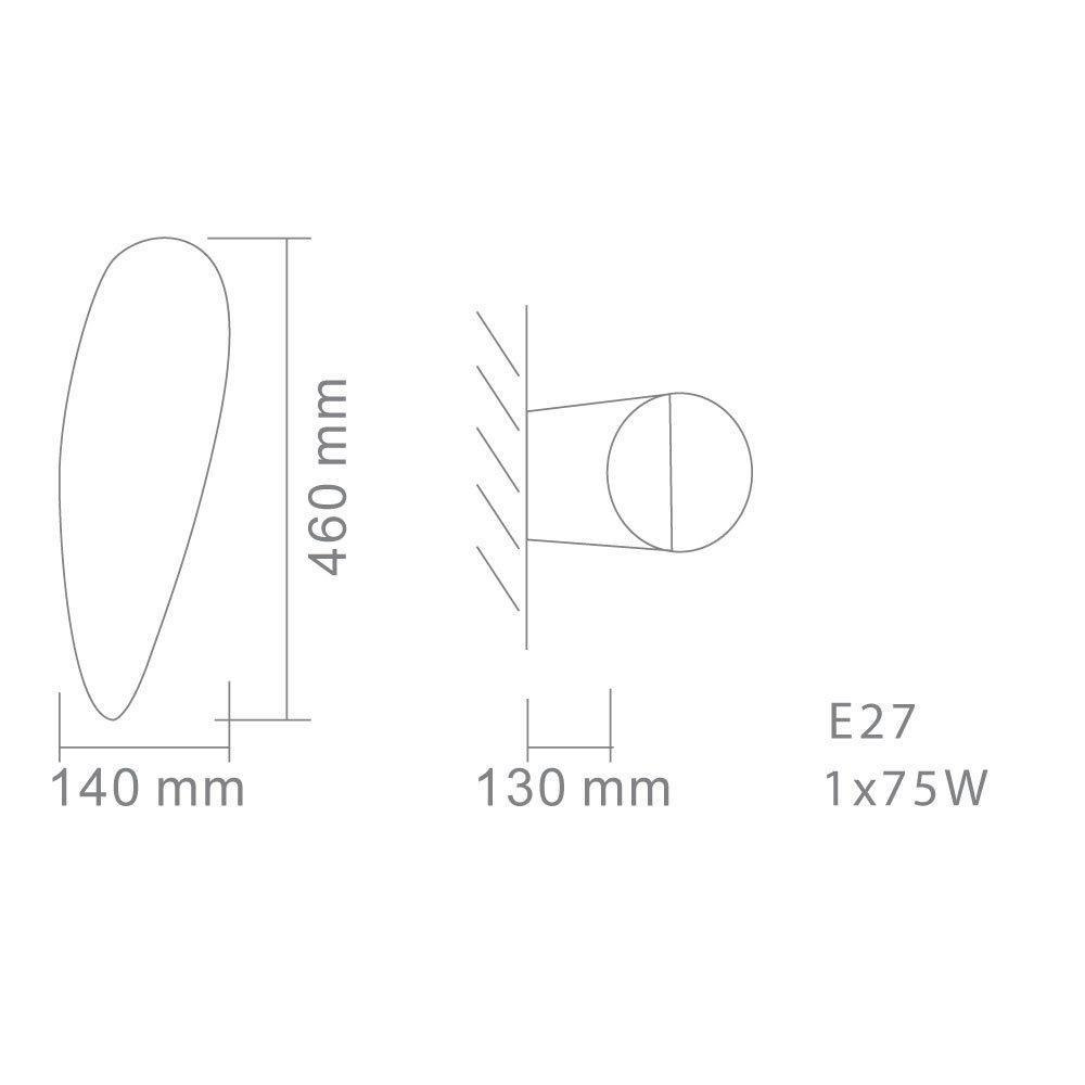 Szklany kinkiet Corno - Orlicki Design Szklany kinkiet Corno - Orlicki Design