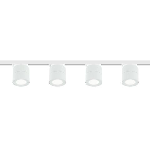 Zestaw szynowy: szyna 1,5m biała + 4x oprawa Mone Bianco Track - Orlicki Design