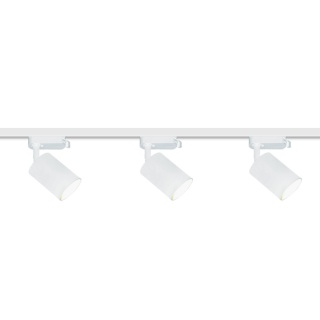 Zestaw szynowy: szyna 1m biała + 3x oprawa Kika Track Bianco - Orlicki Design