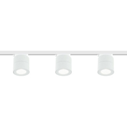 Zestaw szynowy: szyna 1m biała + 3x oprawa Mone Bianco Track - Orlicki Design