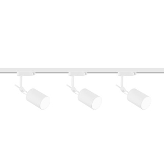 Zestaw szynowy: szyna 1m biała + 3x oprawa Stick Track Bianco - Orlicki Design