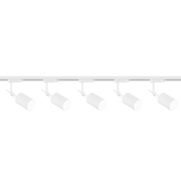 Zestaw szynowy: szyna 2m biała + 5x oprawa Stick Track Bianco - Orlicki Design