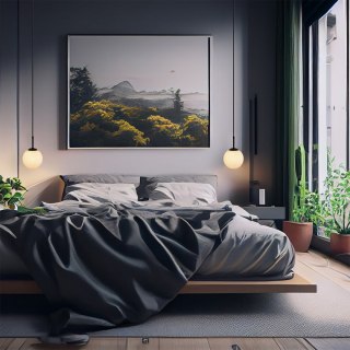 Lampa wisząca DORADO czarna pojedynczy szklany biały klosz minimalizm - Light Prestige