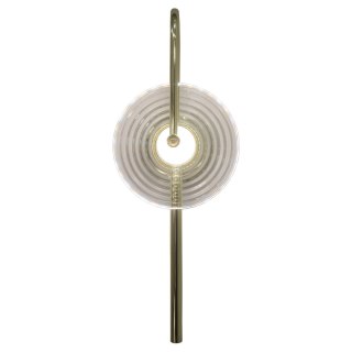 Kinkiet PLATO transparentny LED CCT szklany design zmiana barwy światła - Light Prestige