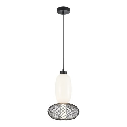 Lampa wisząca ARAME LED 15W 3000K szklany metalowy klosz design - Eko-Light