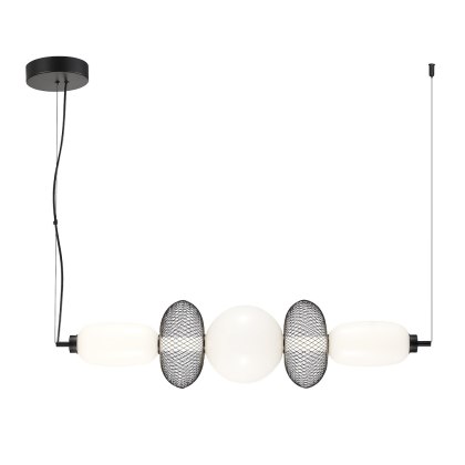 Lampa wisząca ARAME 32W LED podłużna nad stół szklane kule klosze - Eko-Light