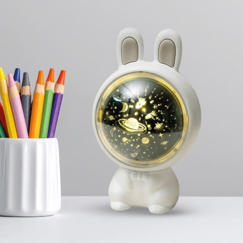 Lampka dziecięca projektor KOSMONAUTA wyjatkowe oświetlenie do pokoju dziecka - Eko-Light