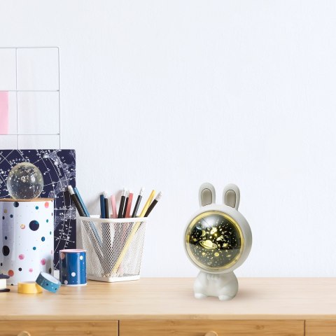 Lampka dziecięca projektor KOSMONAUTA wyjatkowe oświetlenie do pokoju dziecka - Eko-Light