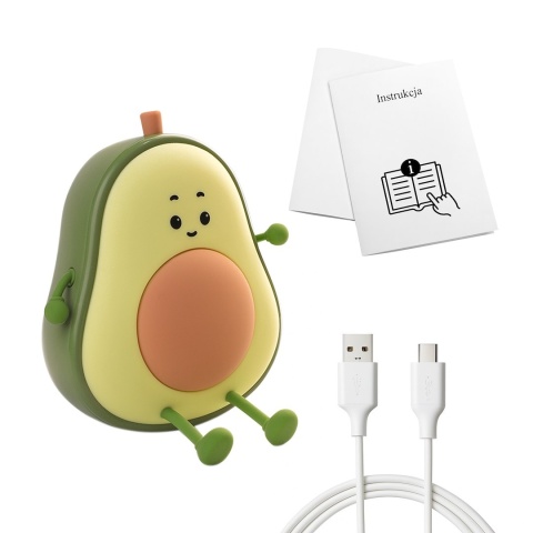 Lampka dziecięca AWOKADO uroczy owoc do pokoju dziecięcego - Eko-Light - zestaw
