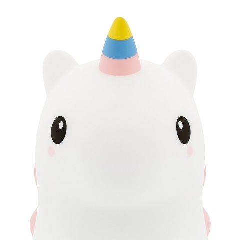Lampka dziecięca UNICORN urocza lampeczka do pokoju dziecka jednorożec - z bliska