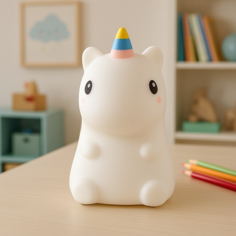 Lampka dziecięca UNICORN urocza lampeczka do pokoju dziecka jednorożec