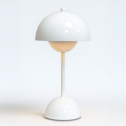 Lampka nocna COSTA biała stołowa grzybek akumulator bez kabla - Eko-Light