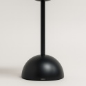 Lampka nocna COSTA czarna stołowa grzybek akumulator bez kabla - Eko-Light - detale