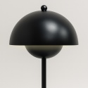 Lampka nocna COSTA czarna stołowa grzybek akumulator bez kabla - Eko-Light - detale