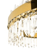 Lampa wisząca AMIRA 60 złota obręcz z kryształkami glamour- Moosee - detale Lampa wisząca AMIRA 60 złota obręcz z kryształkami glamour- Moosee - detale