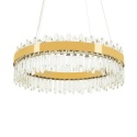 Lampa wisząca AMIRA 60 złota obręcz z kryształkami glamour- Moosee Lampa wisząca AMIRA 60 złota obręcz z kryształkami glamour- Moosee