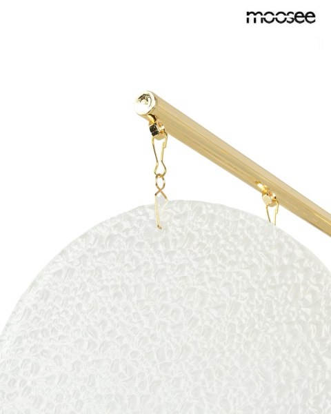 Lampa wisząca SUONO 60 złota oryginalny design nowoczesna - Moosee - detal