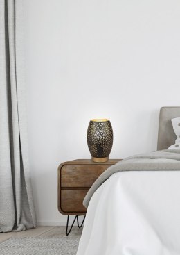 Lampa VENUS nocna stołowa ażurowa czarno-złota E27 60W - Candellux Lighting