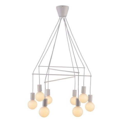 Lampa wisząca ALTO 8 biała matowa dwuobwodowa - Candellux Lighting